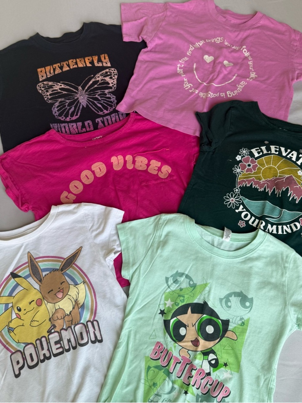 Girls size 8 Graphic tee bundle